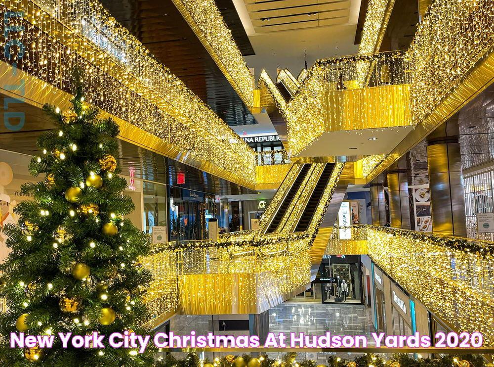 New York City Christmas at Hudson Yards 2020