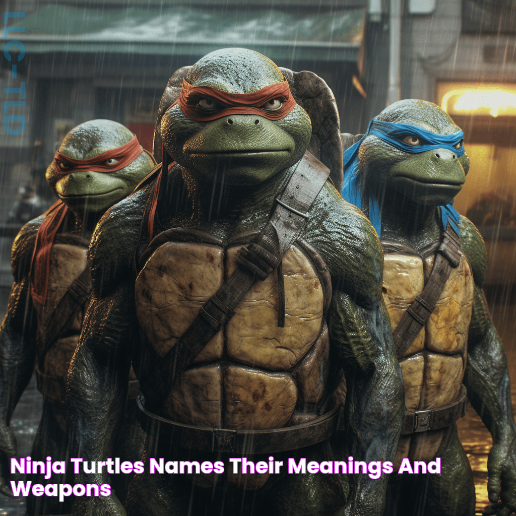 Ninja Turtles Names, their Meanings and Weapons