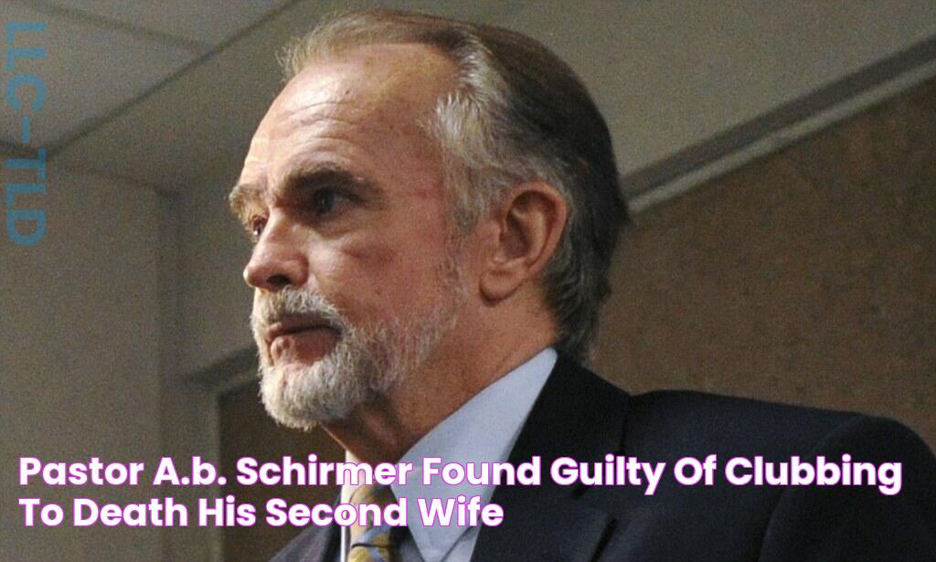 Pastor A.B. Schirmer found guilty of clubbing to death his second wife