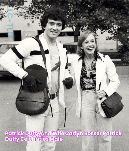 Patrick Duffy and wife Carlyn Rosser Patrick duffy, Celebrities male