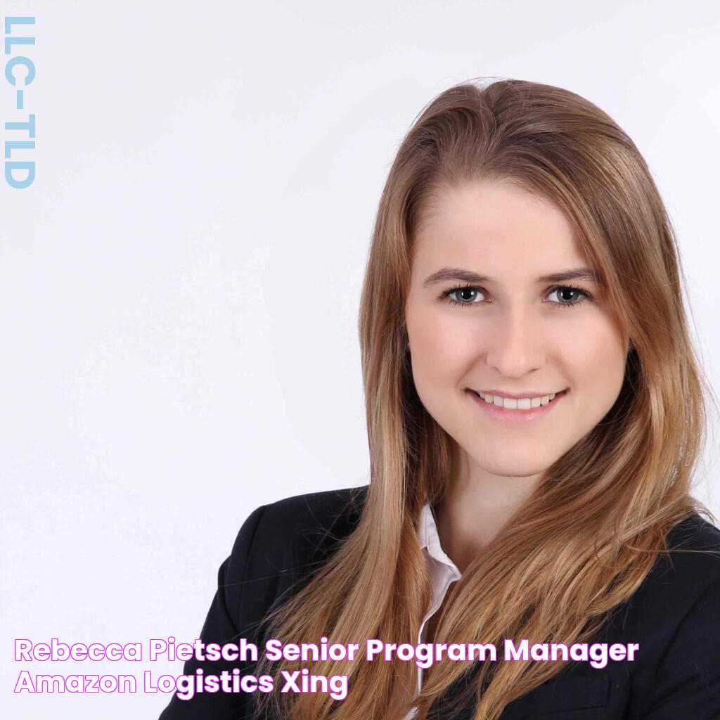 Rebecca Pietsch Senior Program Manager Amazon Logistics XING