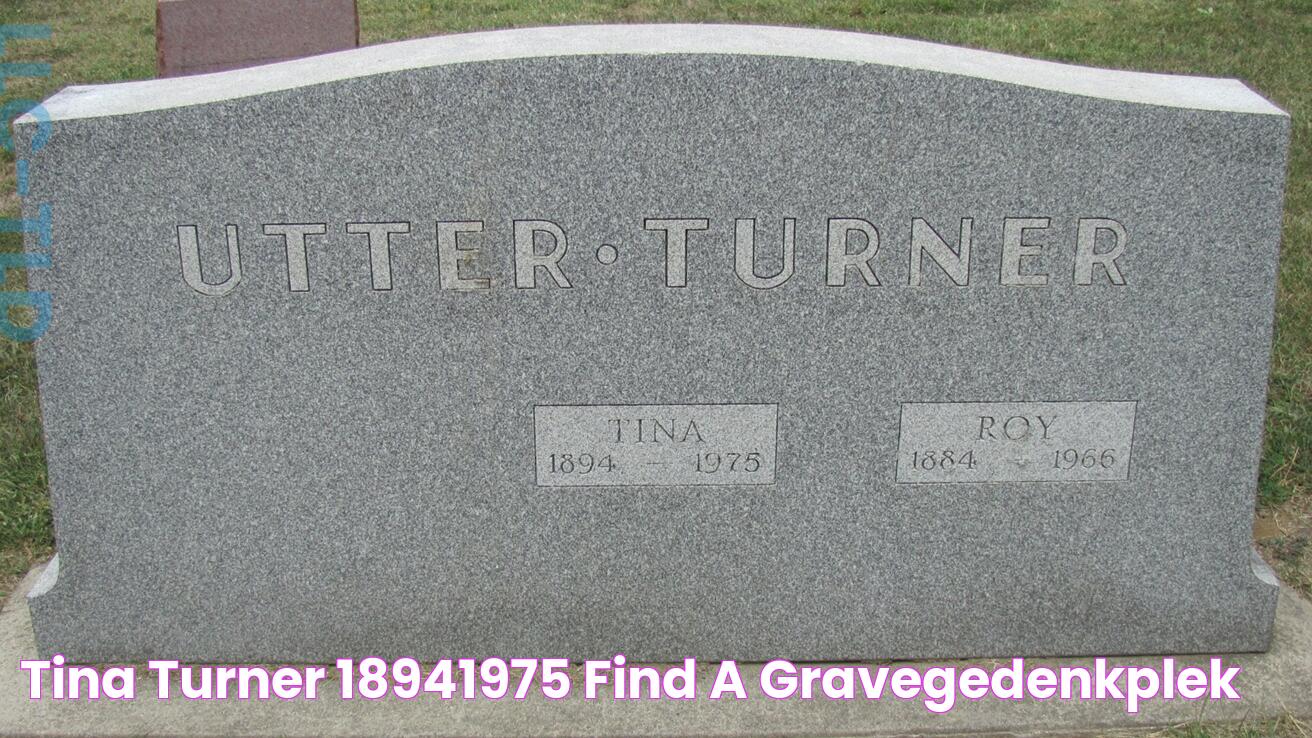 Tina Turner (18941975) Find a Gravegedenkplek