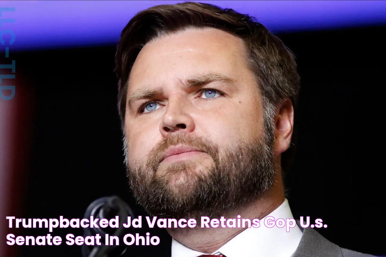 Trumpbacked JD Vance retains GOP U.S. Senate seat in Ohio