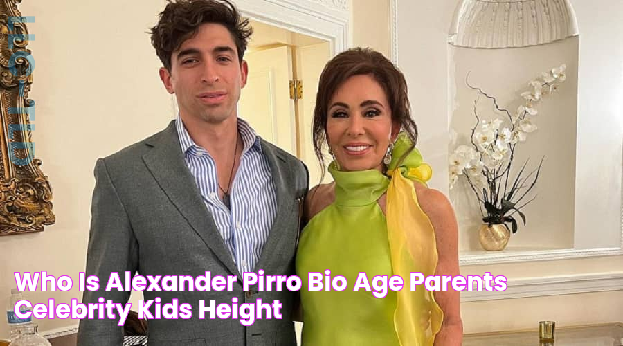 Who Is Alexander Pirro? Bio, Age, Parents, Celebrity Kids, Height