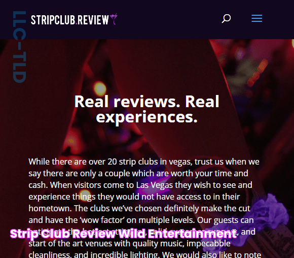 strip club review Wild Entertainment