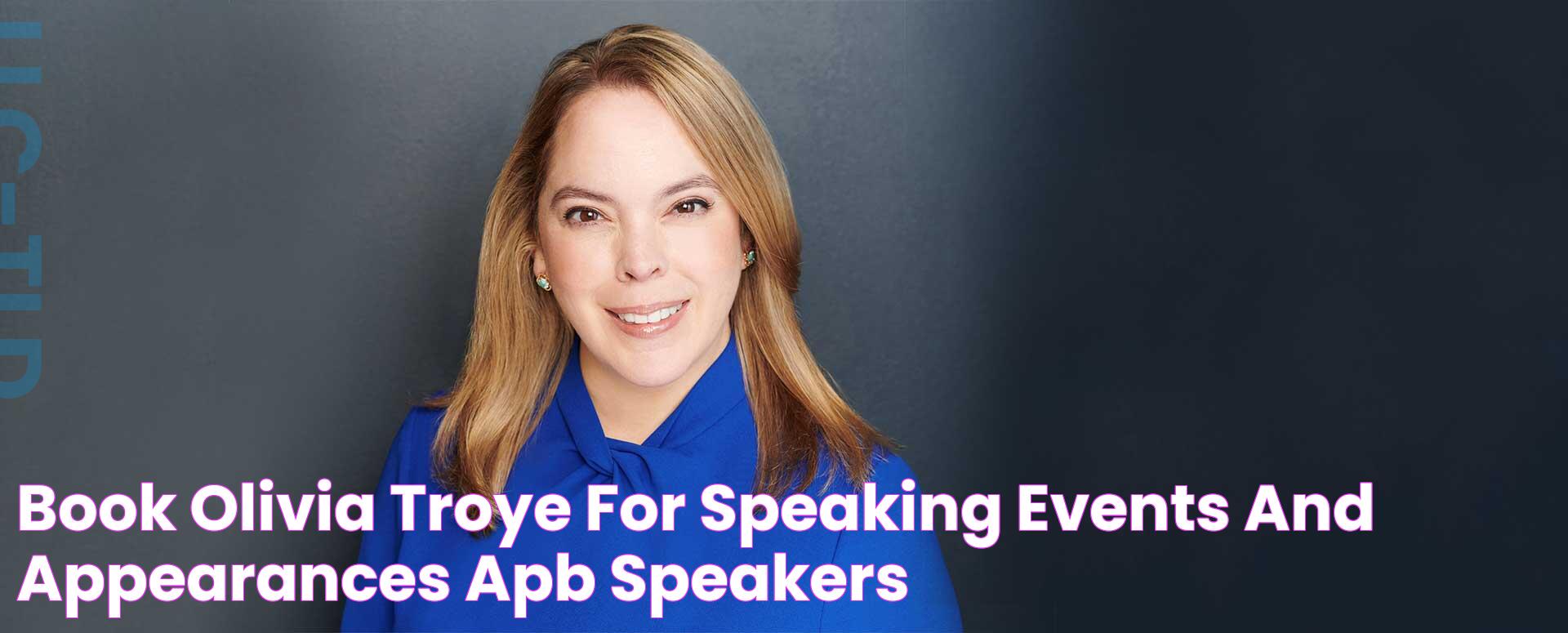 Book Olivia Troye for Speaking, Events and Appearances APB Speakers