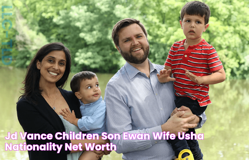 Jd Vance Children Son Ewan Wife Usha; Nationality Net Worth