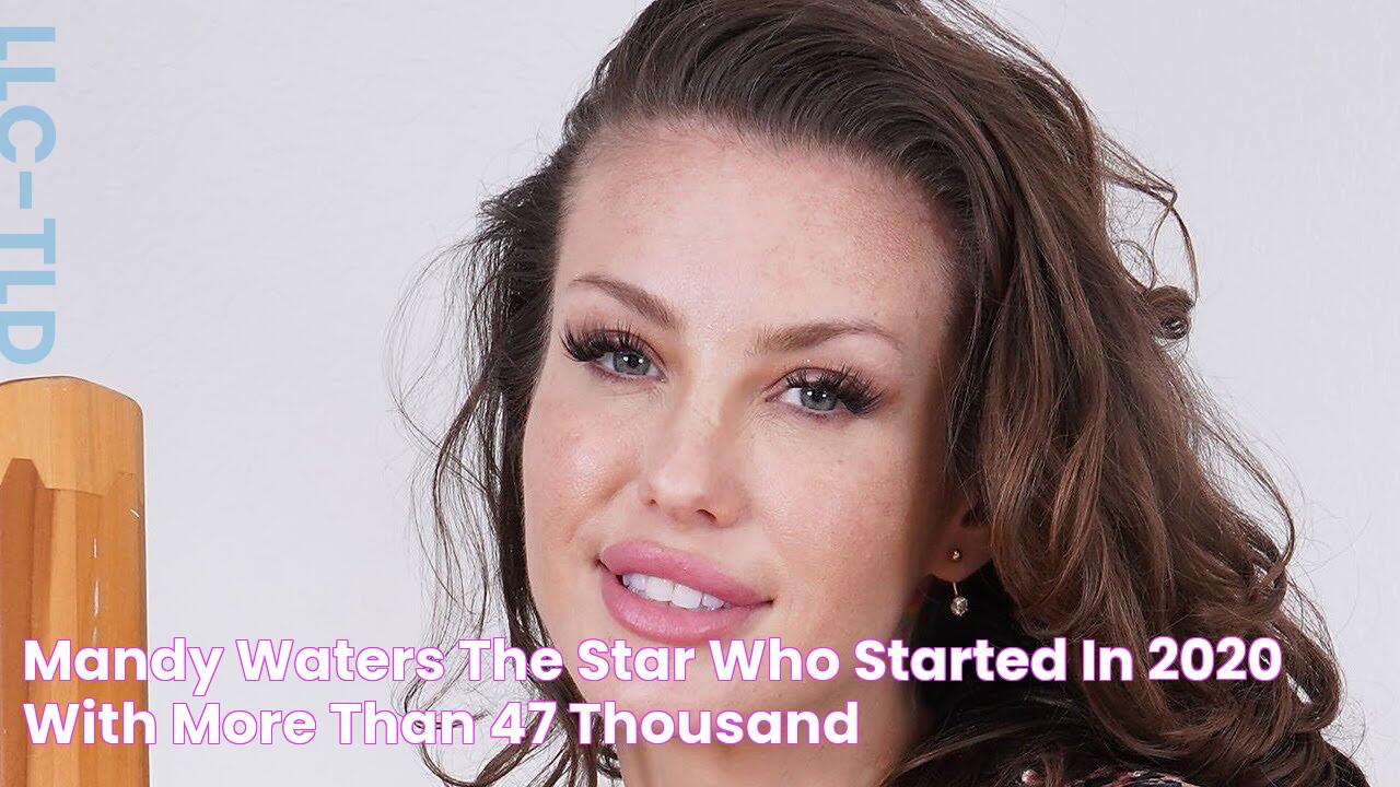 MANDY WATERS The STAR who started in 2020 with more than 47 thousand