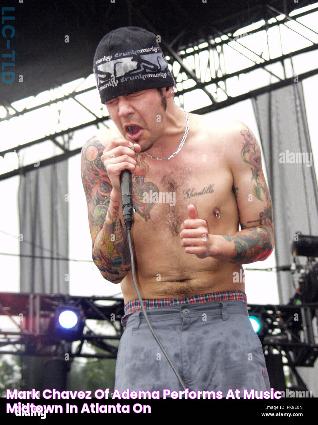 Mark Chavez of Adema performs at Music Midtown in Atlanta, on