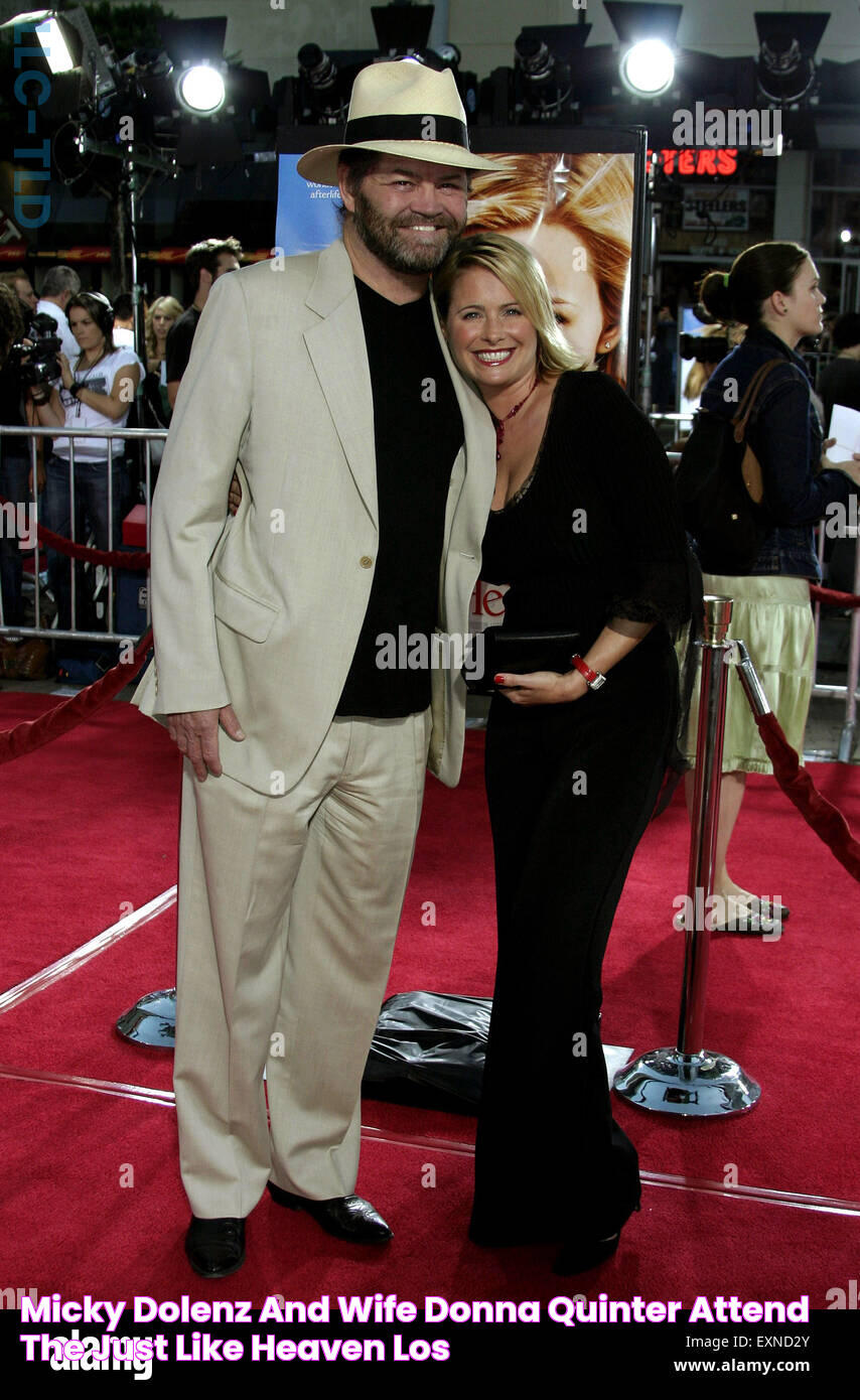 Micky Dolenz and wife Donna Quinter attend the "Just Like Heaven" Los