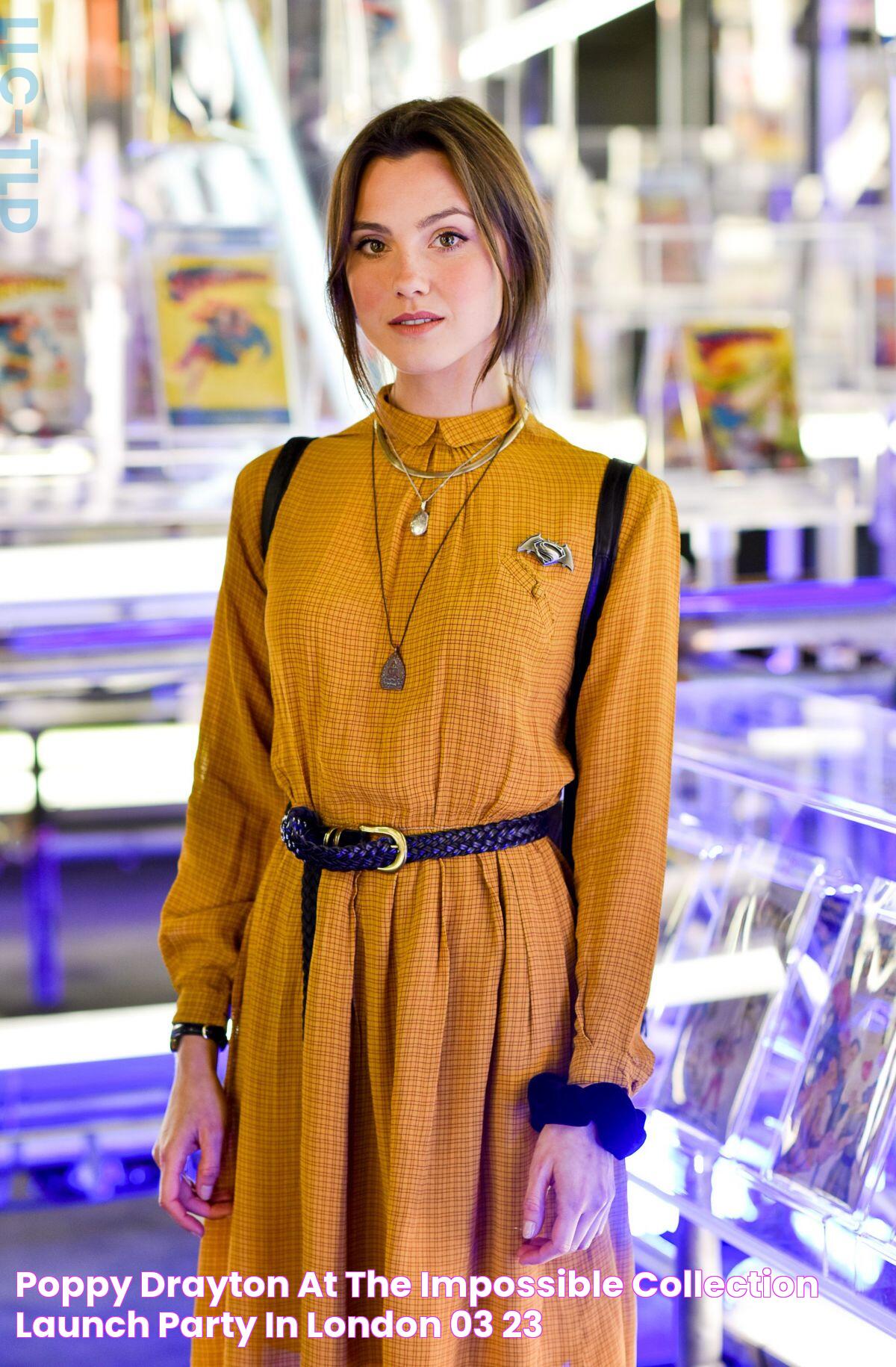 POPPY DRAYTON at The Impossible Collection Launch Party in London 03/23