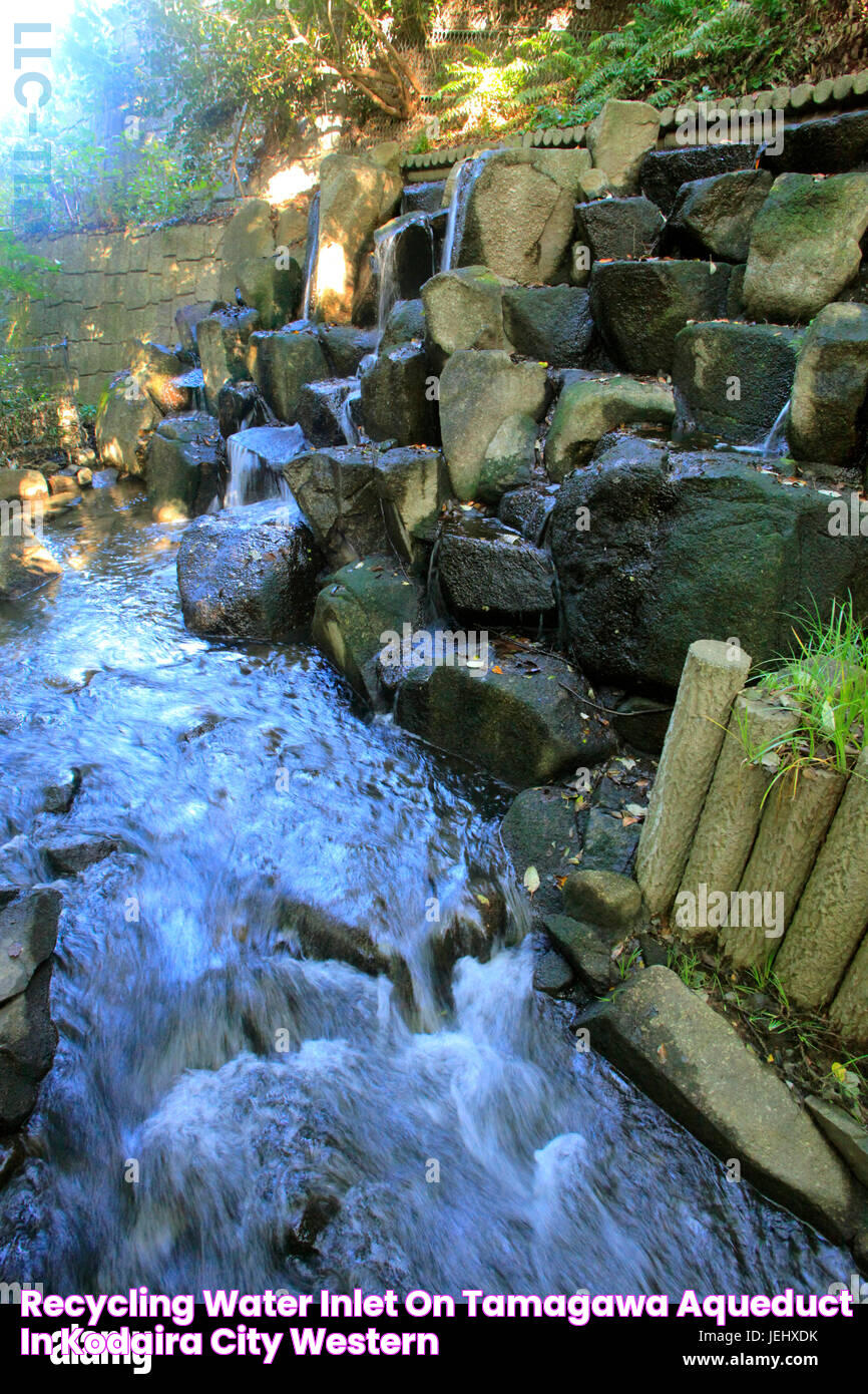 Recycling Water Inlet on Tamagawa Aqueduct in Kodaira city Western