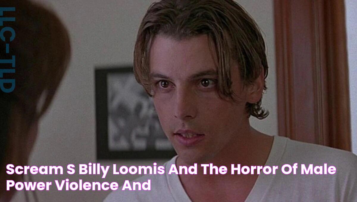 Scream's Billy Loomis and the horror of male power, violence and