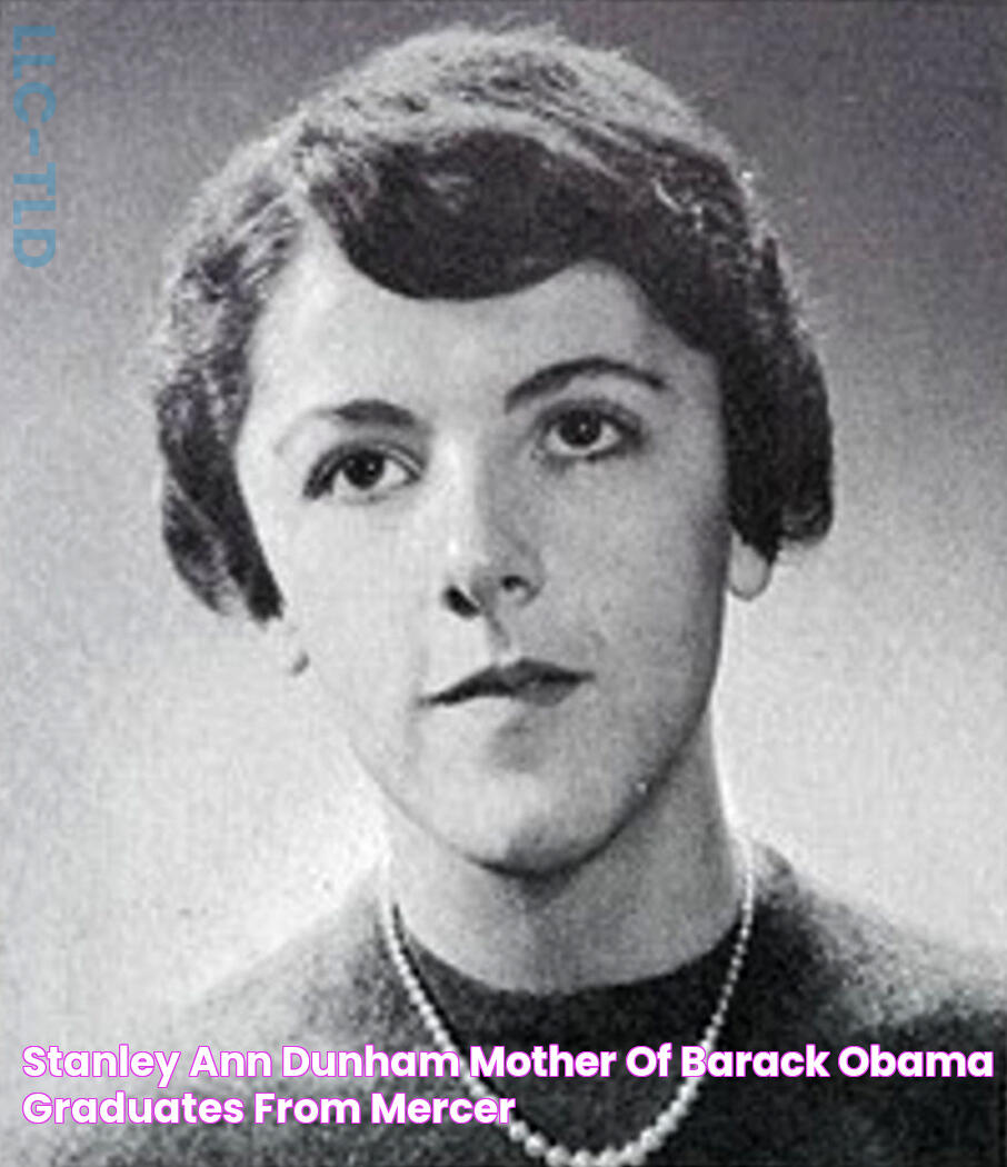 Stanley Ann Dunham, mother of Barack Obama, graduates from Mercer