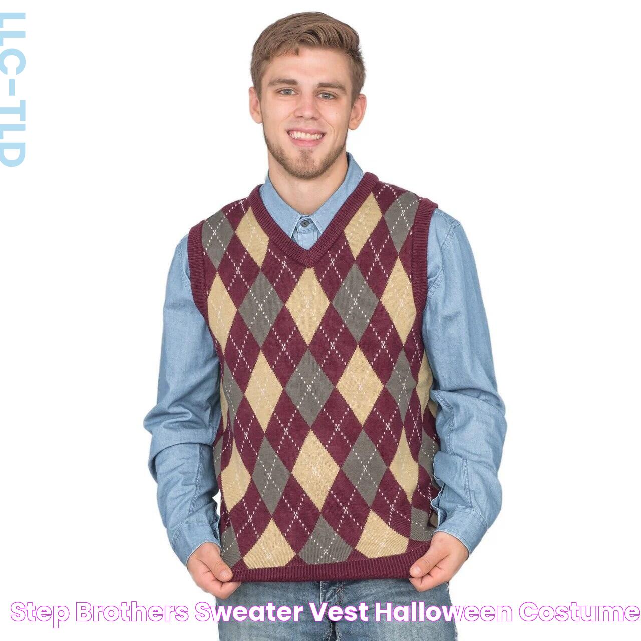 Step Brothers Sweater Vest Halloween Costume