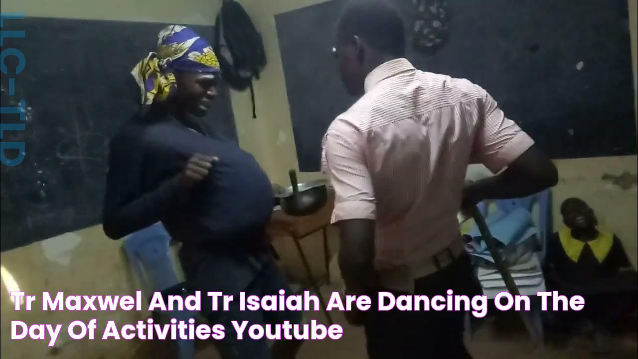 Tr maxwel and tr isaiah are dancing on the day of activities YouTube