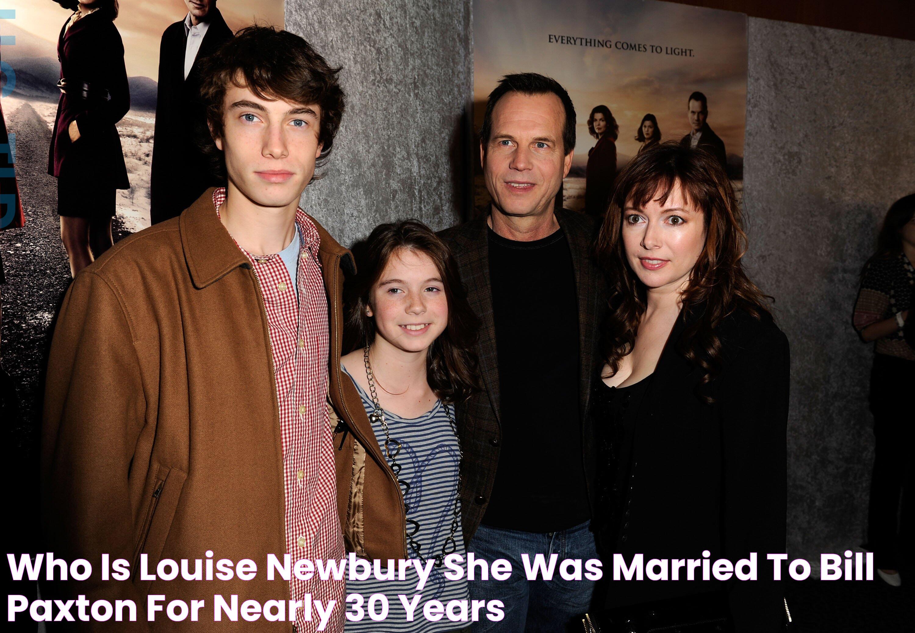 Tragic Loss: Bill Paxton's Wife, Louise Newbury, Passes Away