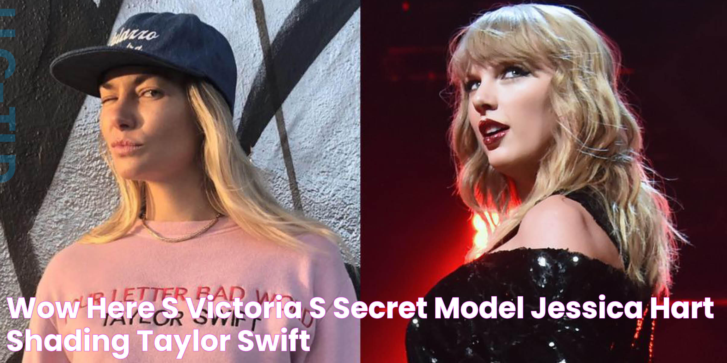 Wow, Here's Victoria's Secret Model Jessica Hart Shading Taylor Swift