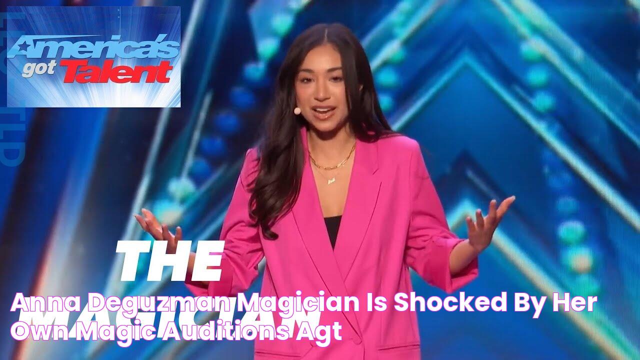 Anna DeGuzman Magician is SHOCKED by her own MAGIC! Auditions AGT