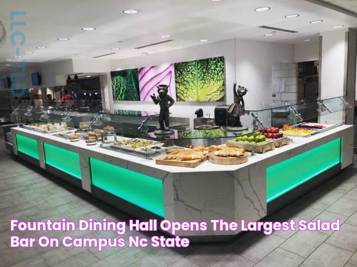 Fountain Dining Hall opens the largest salad bar on campus NC State