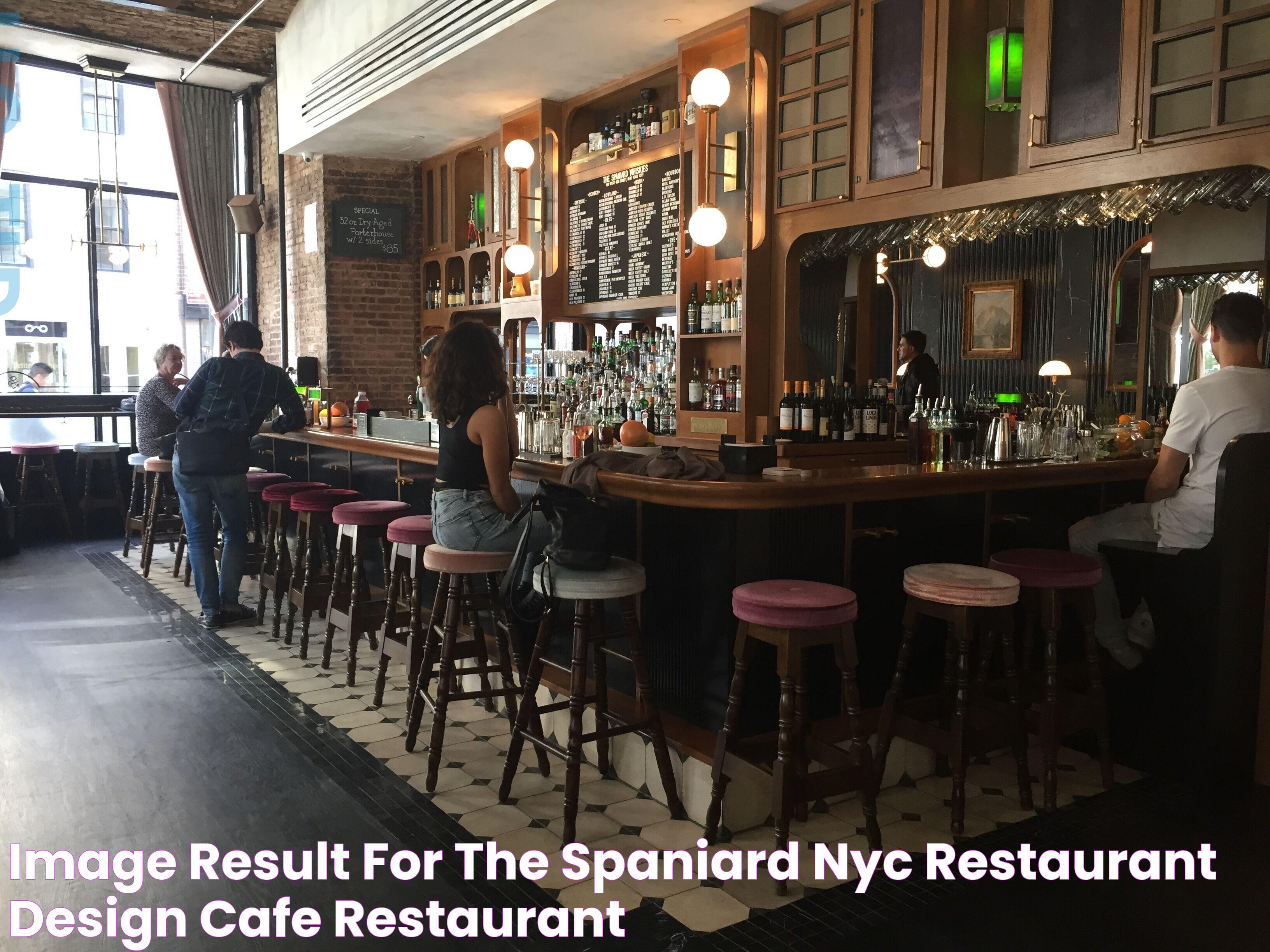 Image result for The Spaniard NYC Restaurant design, Cafe restaurant