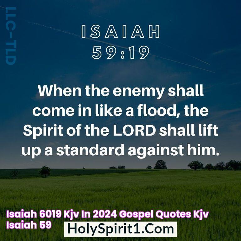 Isaiah 6019‭ KJV in 2024 Gospel quotes, Kjv, Isaiah 59