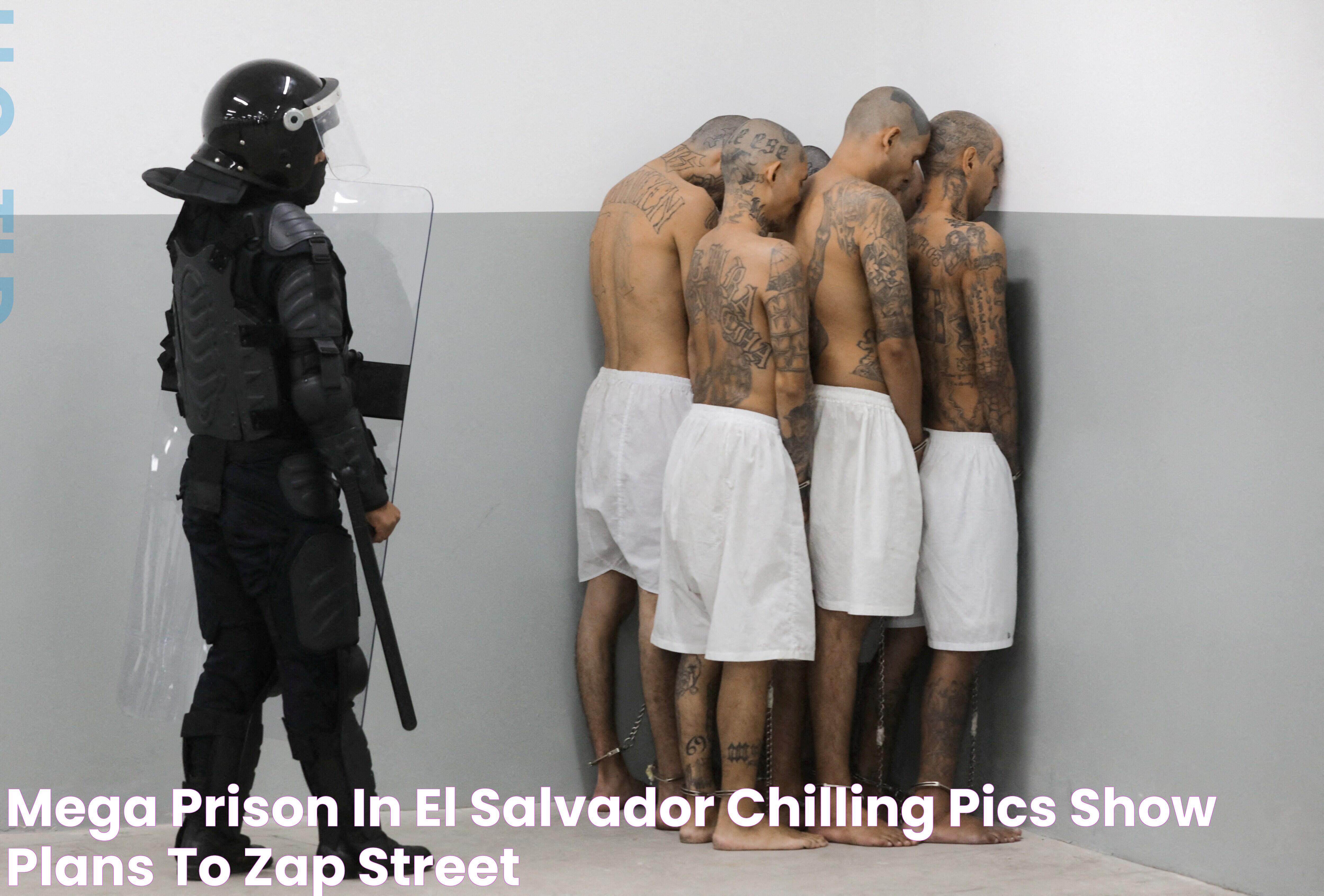 Mega prison in El Salvador Chilling pics show ‘plans’ to zap street