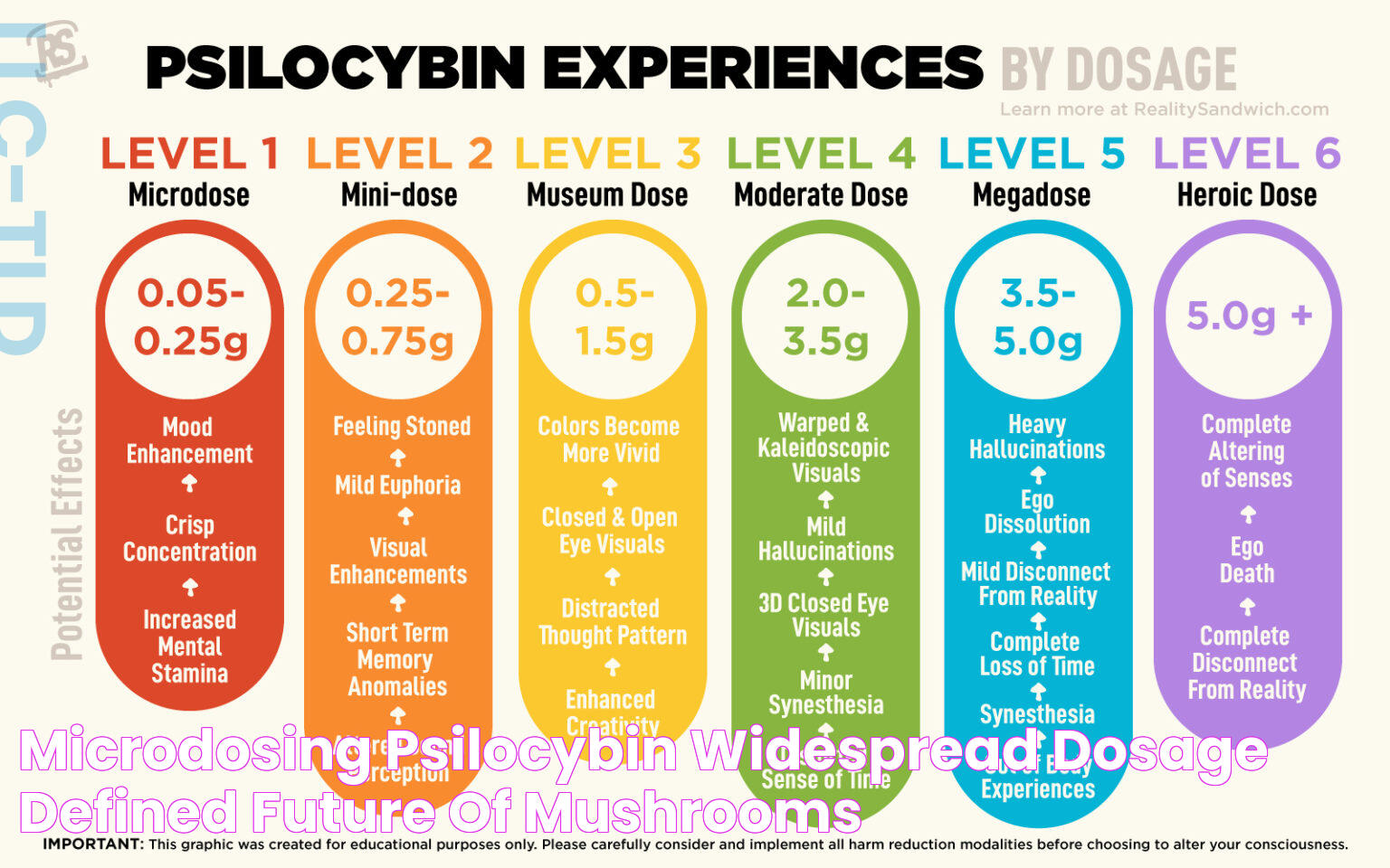 Microdosing Psilocybin & Widespread Dosage Defined Future of Mushrooms