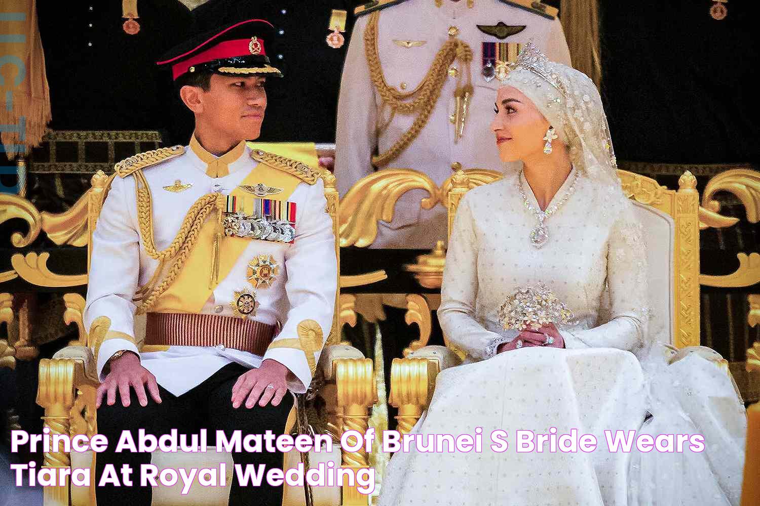 Prince Abdul Mateen of Brunei's Bride Wears Tiara at Royal Wedding