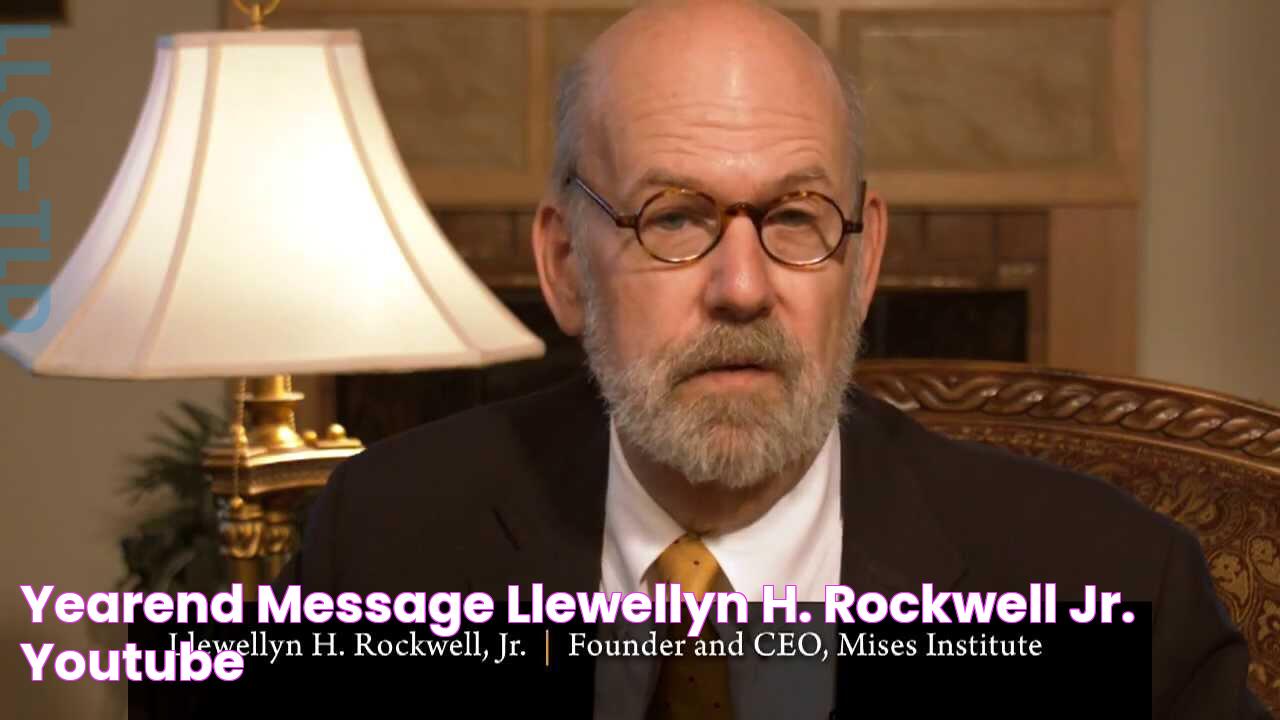 Discover The Libertarian Writings Of Llewellyn Rockwell