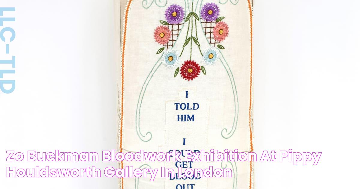 Zoë Buckman Bloodwork Exhibition at Pippy Houldsworth Gallery in London