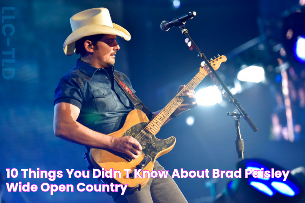 Brad Paisley's Net Worth: Music, Movies, And More