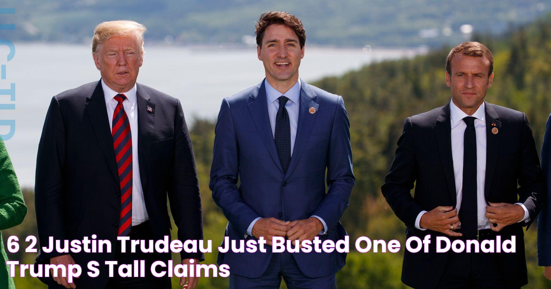 6'2" Justin Trudeau Just Busted One Of Donald Trump's 'Tall' Claims