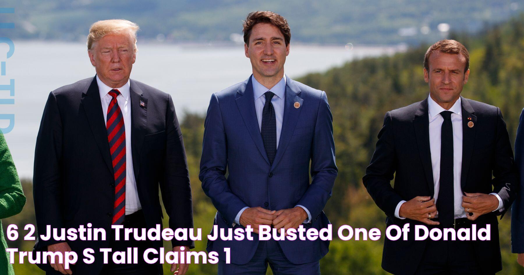 6'2" Justin Trudeau Just Busted One Of Donald Trump's 'Tall' Claims