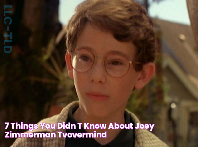 7 Things You Didn’t Know About Joey Zimmerman TVovermind