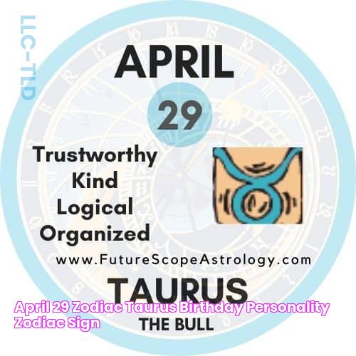 April 29 Zodiac (Taurus) Birthday Personality, Zodiac Sign