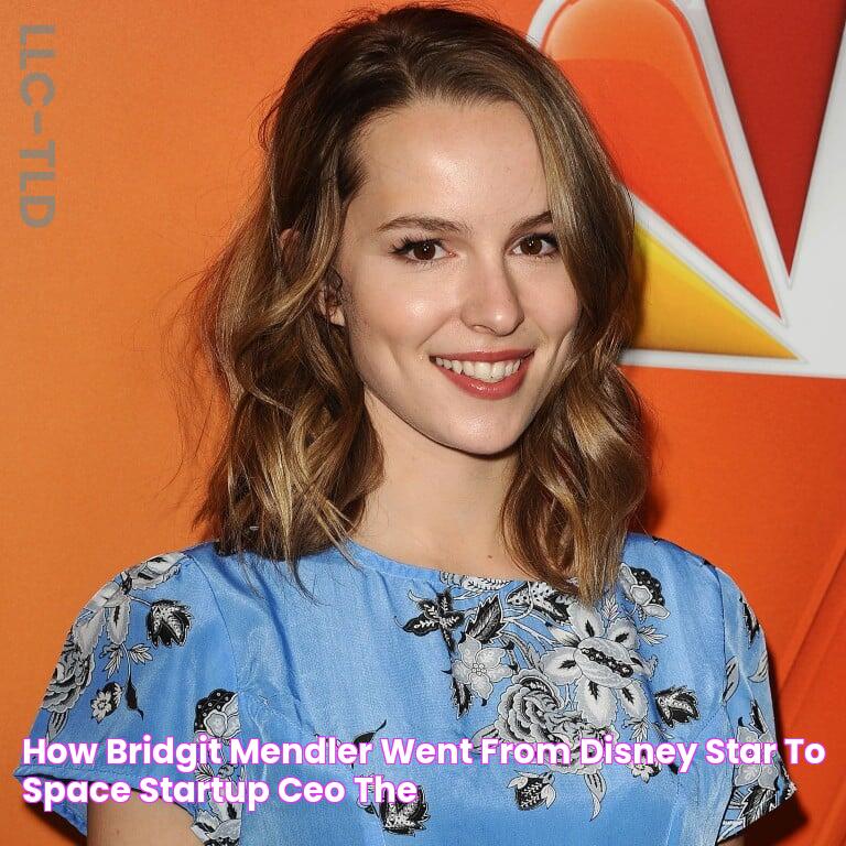 How Bridgit Mendler went from Disney star to space startup CEO the