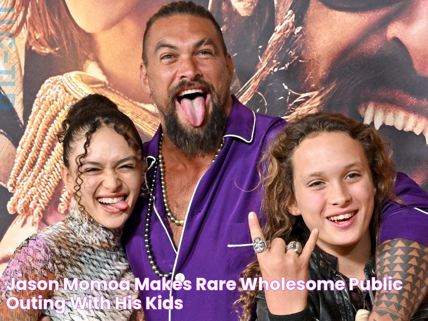 Jason Momoa Makes Rare & Wholesome Public Outing With His Kids