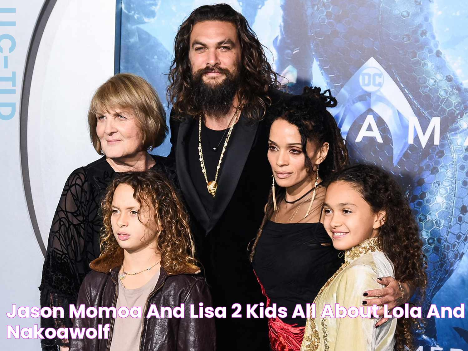 Jason Momoa and Lisa 2 Kids All About Lola and NakoaWolf