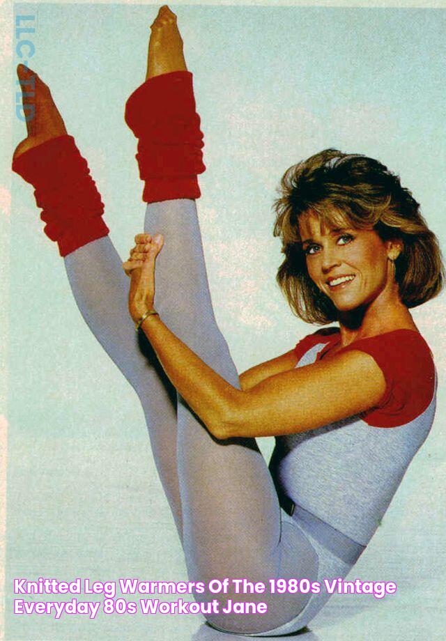 Knitted Leg Warmers of the 1980s Vintage Everyday 80s workout, Jane