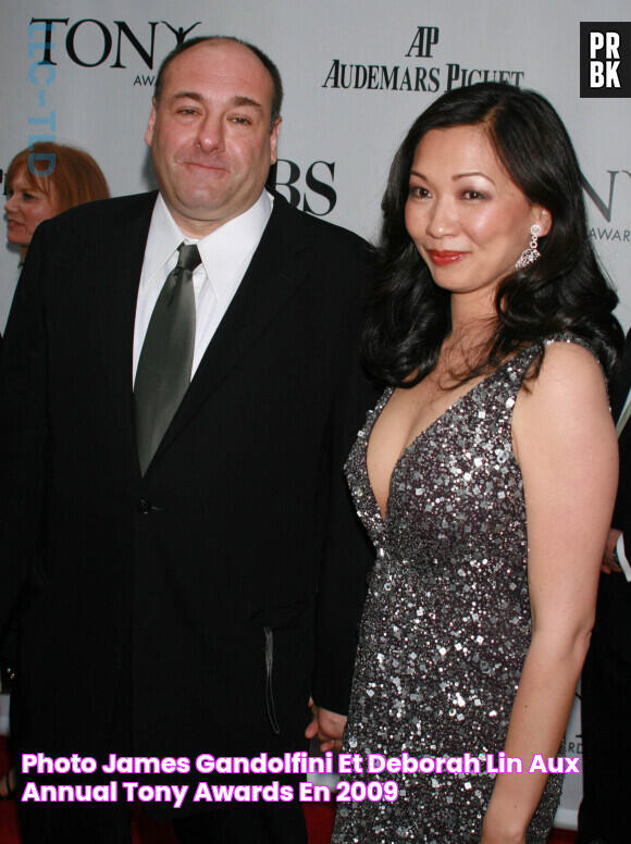 Photo James Gandolfini et Deborah Lin aux Annual Tony Awards en 2009