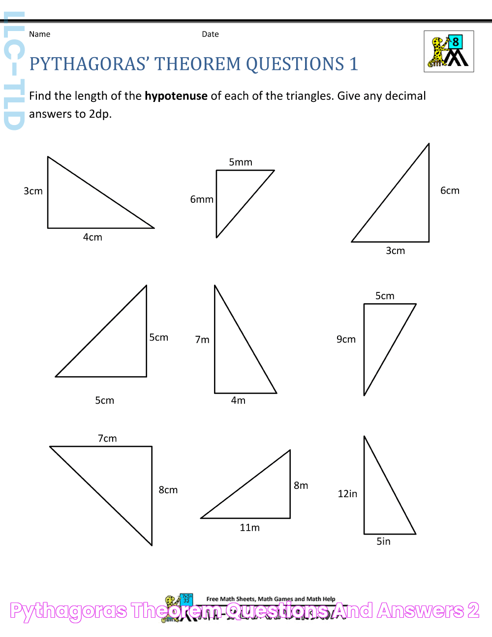 Pythagorean Theorem: Solved Examples And Q&A