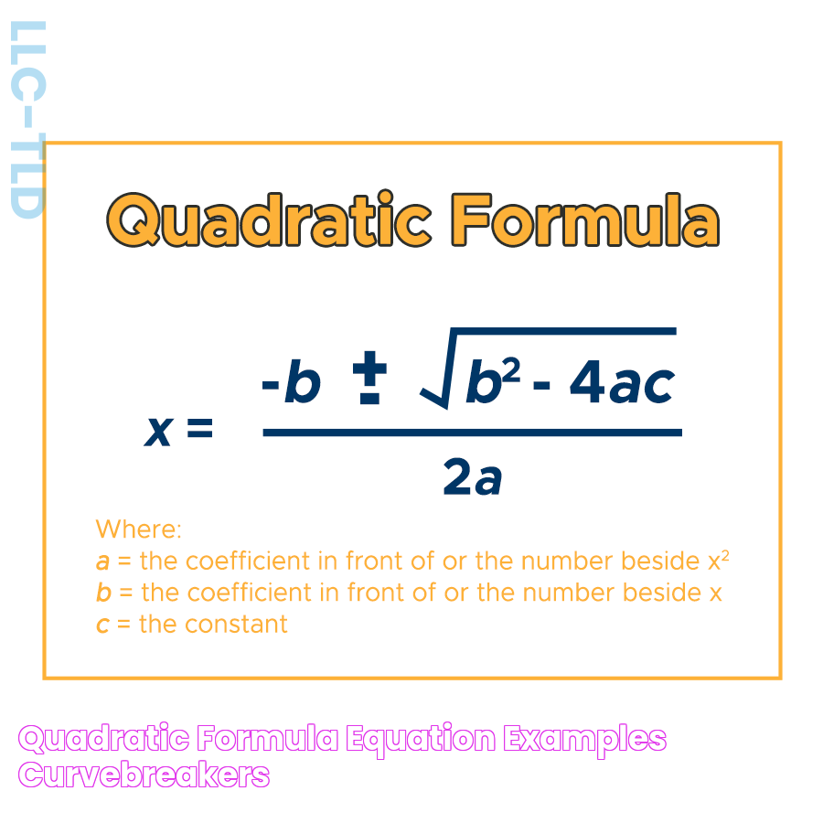 Try These Quadratic Formula Examples And Ace Your Math Test!