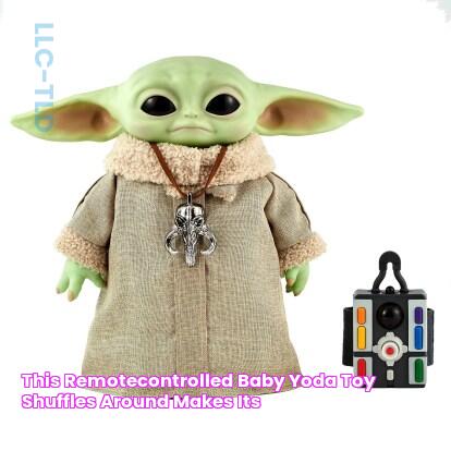 This RemoteControlled Baby Yoda Toy Shuffles Around & Makes Its