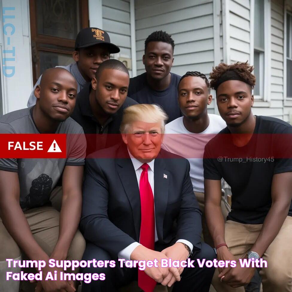 Trump supporters target black voters with faked AI images