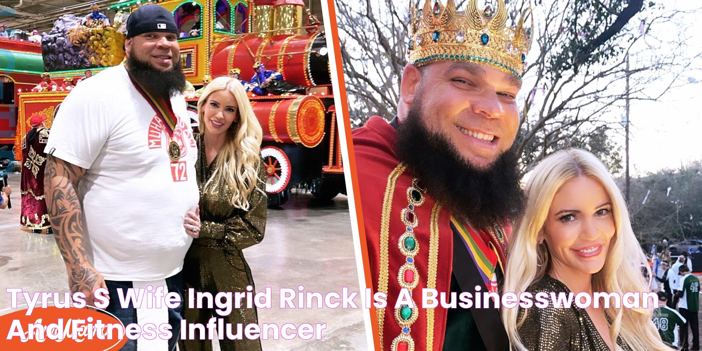 Tyrus's Wife Ingrid Rinck Is a Businesswoman and Fitness Influencer