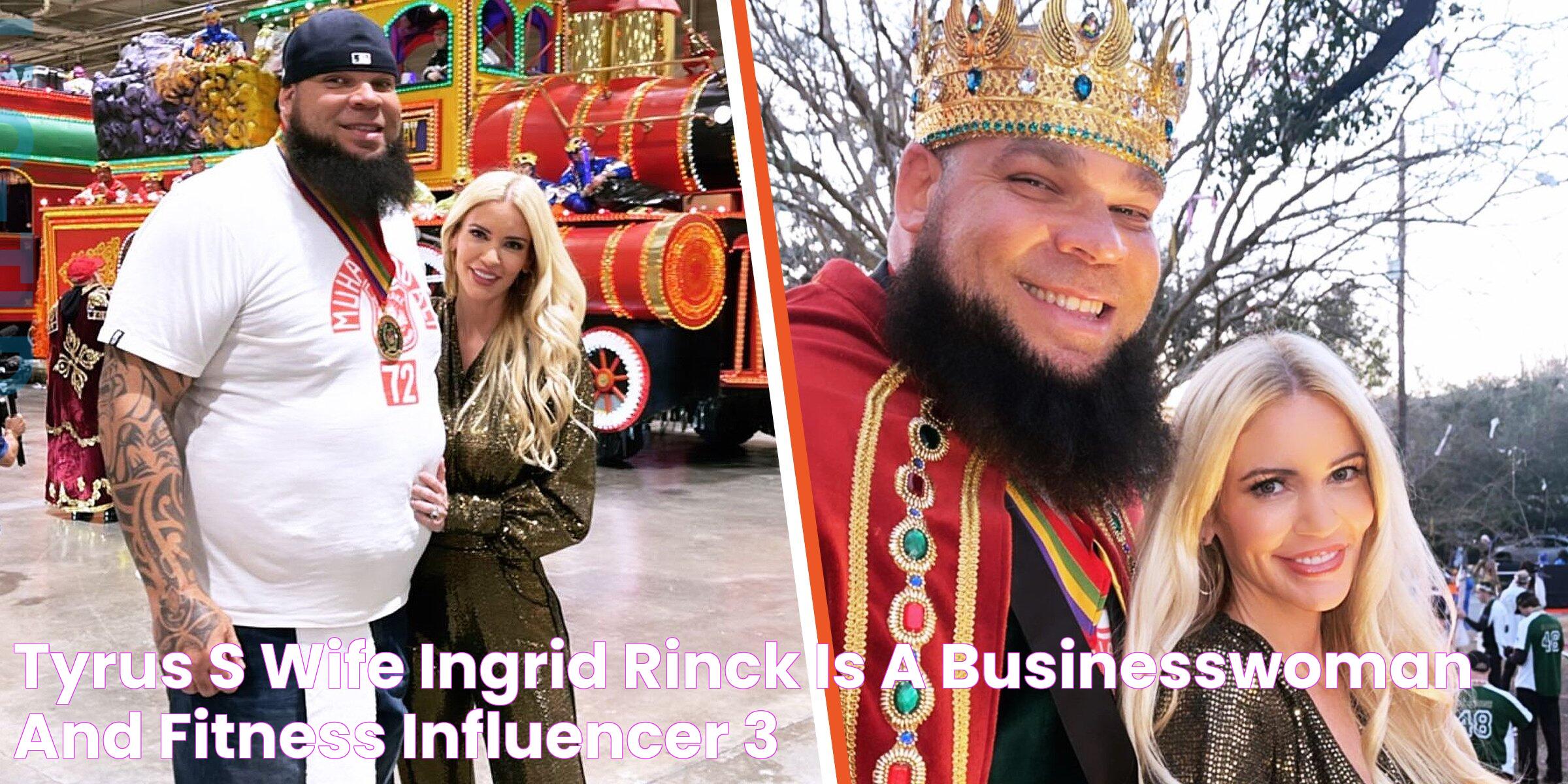 Tyrus's Wife Ingrid Rinck Is a Businesswoman and Fitness Influencer