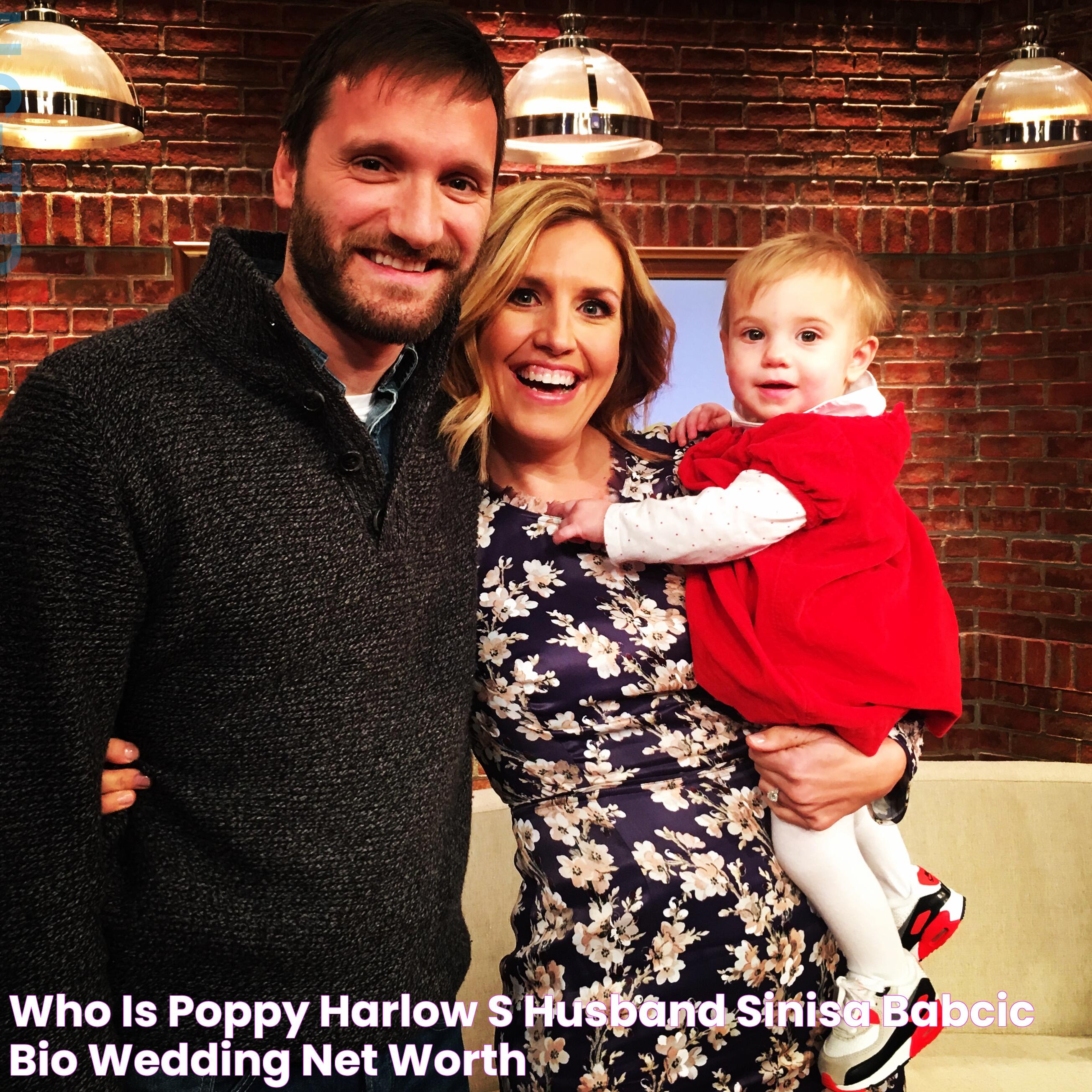 Who is Poppy Harlow's husband Sinisa Babcic? Bio Wedding, Net Worth