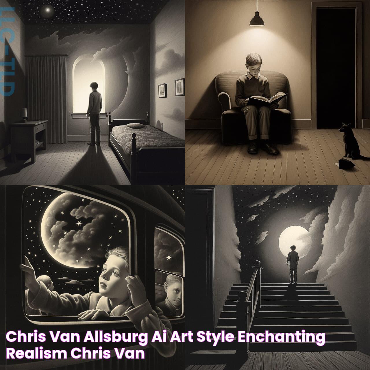 Chris Van Allsburg AI Art Style Enchanting Realism Chris Van