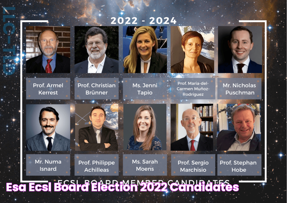 ESA ECSL Board Election 2022 Candidates